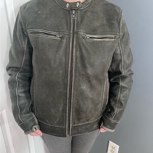 Women's Distressed Milwaukee Leather Jacket
